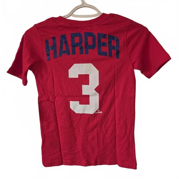 Bryce Harper Philadelphia Phillies MLB Jersey and Baseball Cap - Youth Size 8 - Picture 3 of 9